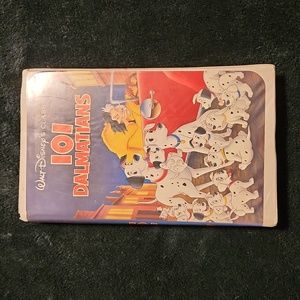 RARE 101 Dalmatians VHS 1263 Walt Disney Classic Black Diamond Edition VHS Tape!